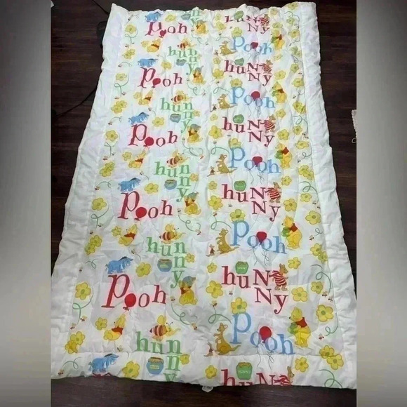Vintage Winnie The Pooh Collection Perma-Prest  Twin Comforter - Picture 1 of 8